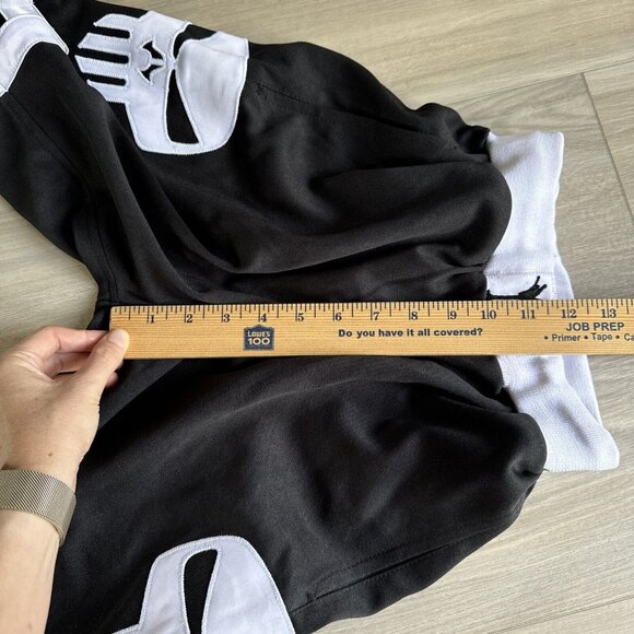 RETRO Mperial Sportswear Punisher Black & White YOUTH Basketball Shorts Small - Picture 9 of 10